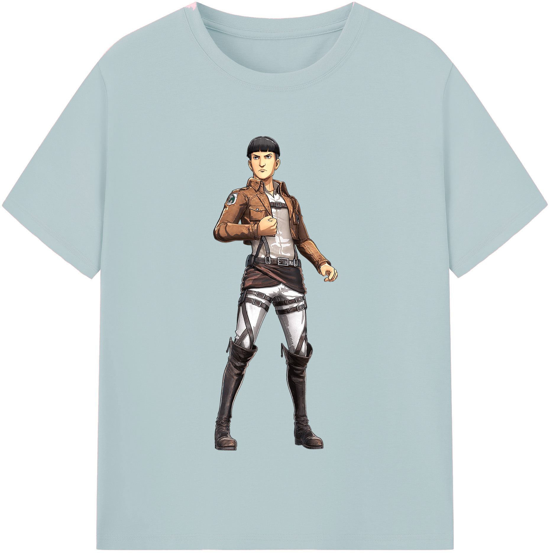 （画像用） 進撃の巨人 Attack on Titan 綿100％半袖Tシャツ（フロントプリント）